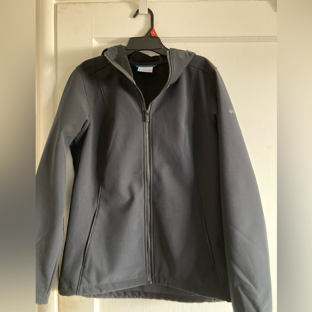 Columbia Black Performance Jacket Soft-Shell Full-Zip